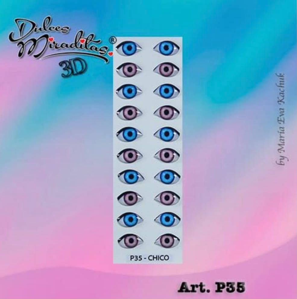 Self-adhesive stickers collection by Dulce Miratidas Art. P35
