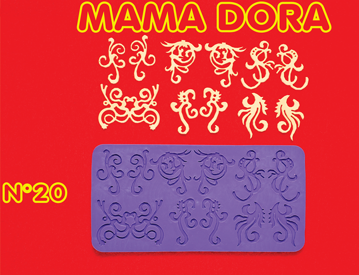 Molds Mama Dora n ° 20 Various watermarks